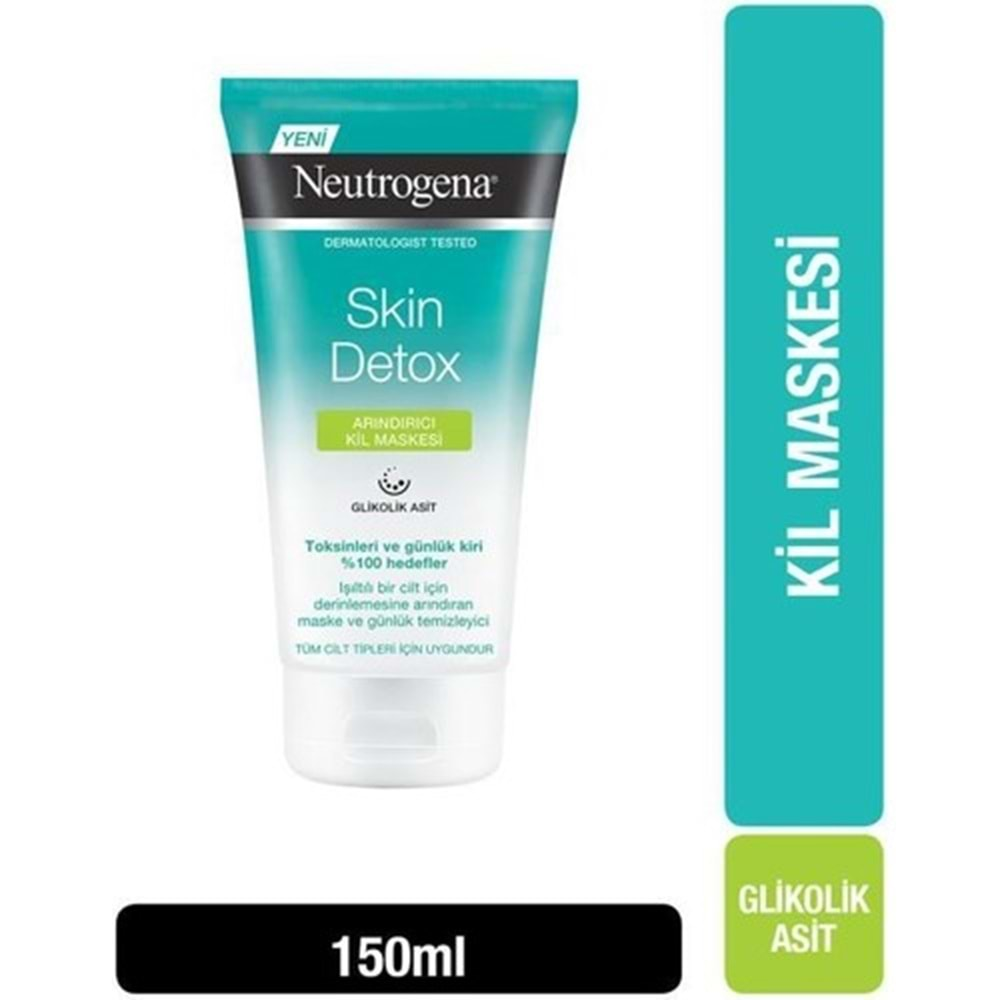 Neutrogena Skin Detox Arındırıcı Kil Maskesi 150ML