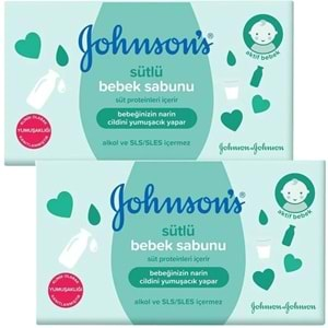 Johnsons Baby Bebek Sabunu 90GR Sütlü (Eko Pk 2 Li Pk)