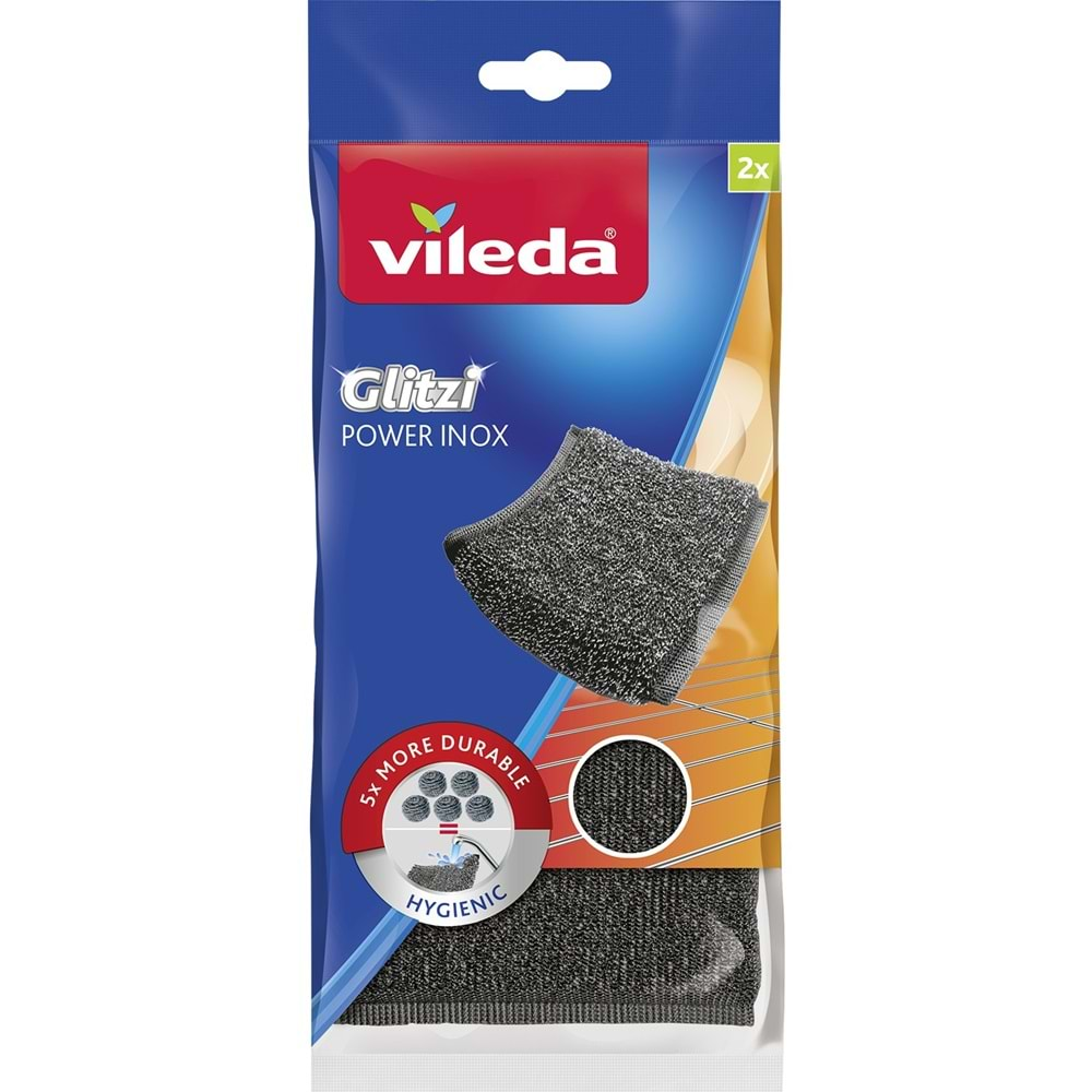 Vileda Power Inox Çelik Bulaşık Sünger (2 Li Pk)