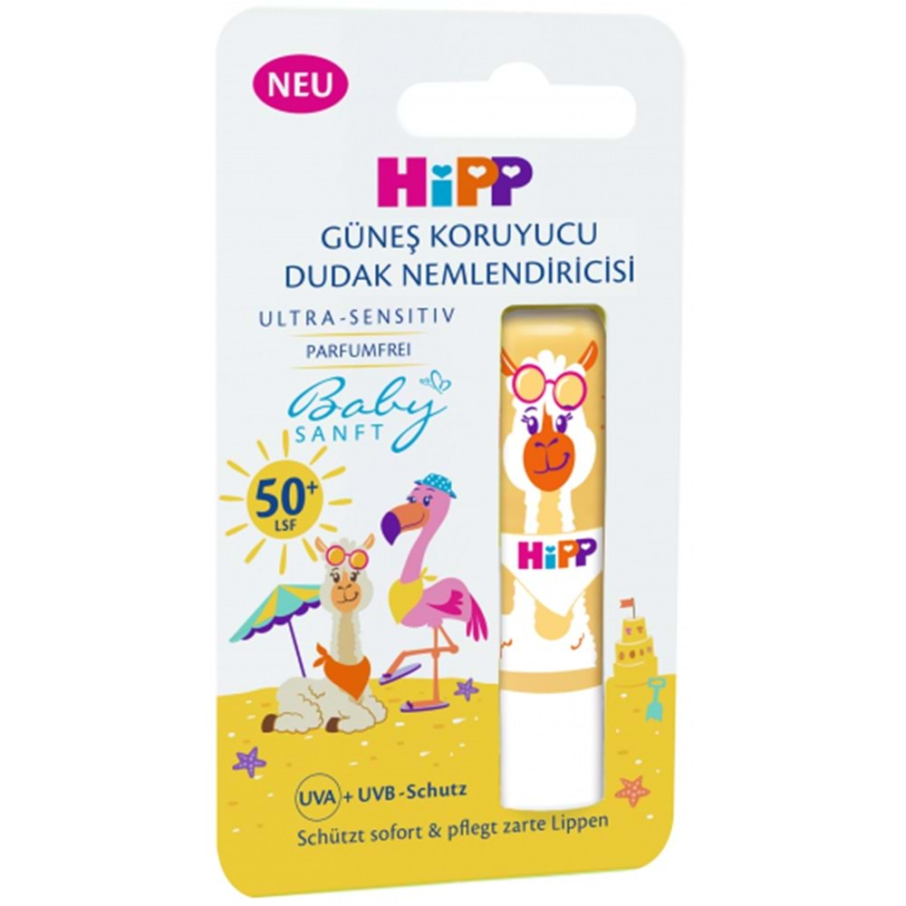 Hipp Babysanft Organik Dudak Nemlendiricisi Ultra Sensıtıv 4.8GR (Sarı)