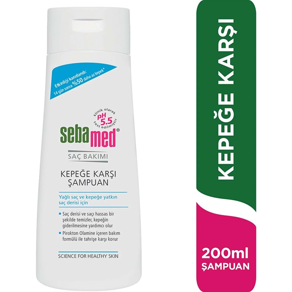 Sebamed Şampuan 200ML Kepeğe Karşı (Yağlı ve Kepeğe yatkın saç derisi İçin)