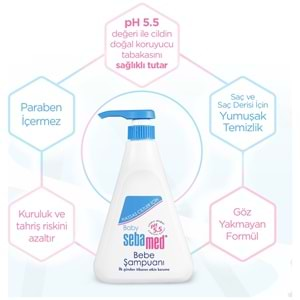 Sebamed Bebek Şampuanı 500ML Pompalı