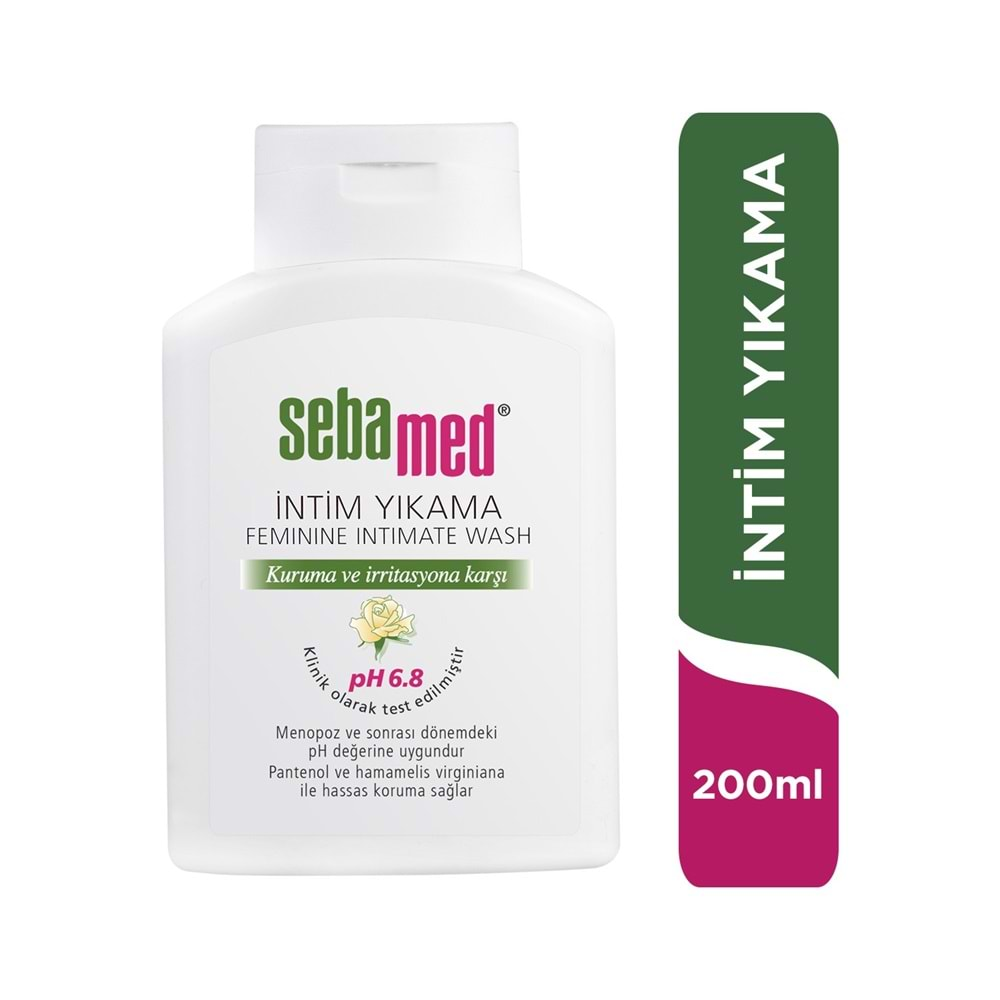 Sebamed İntim Menapoz Likit 200ML PH6.8 (Genital Bölge Temizleyici)