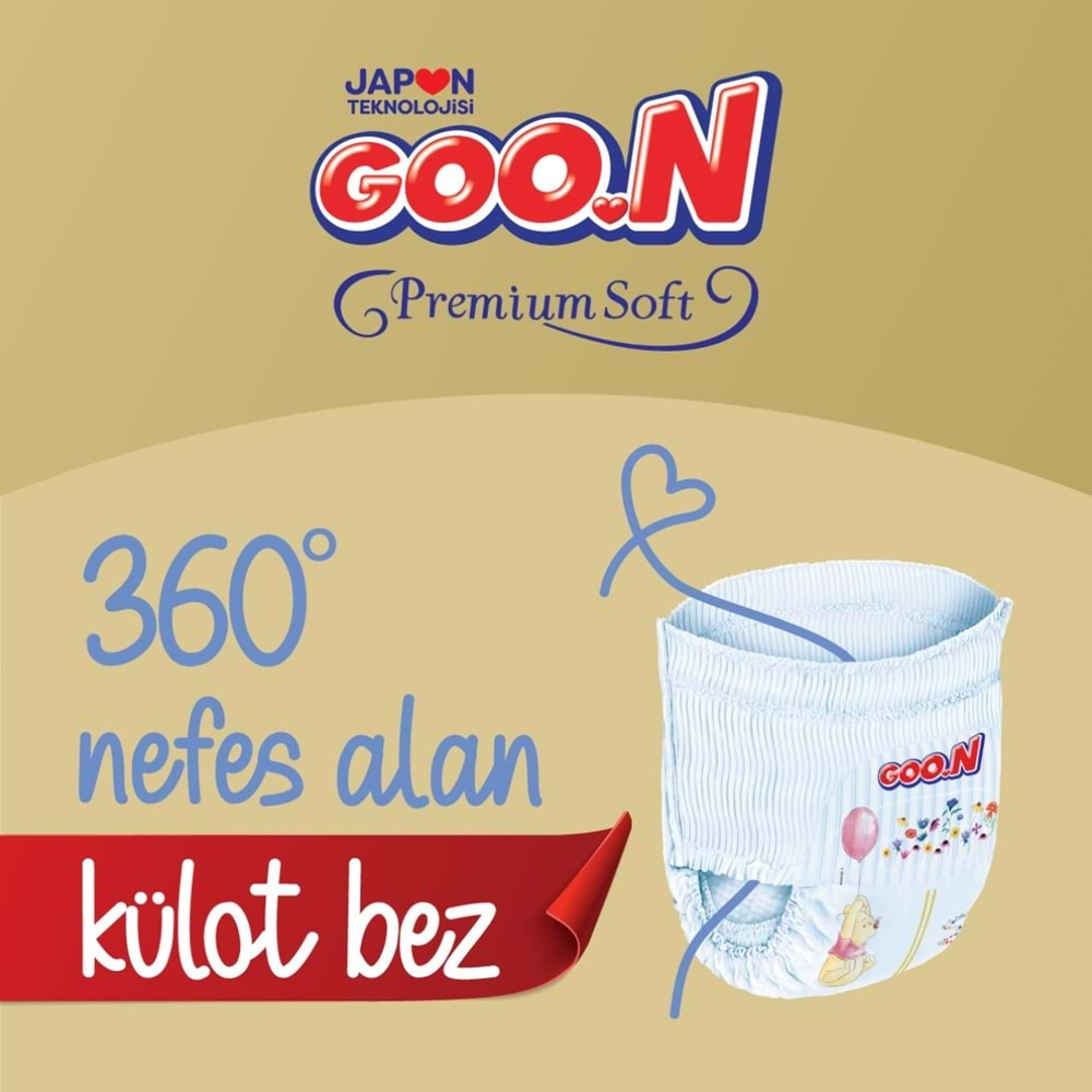 Goon Premium Soft Külot Bebek Bezi Beden:6 (15-25Kg) Extra Large 48 Adet Fırsat Pk