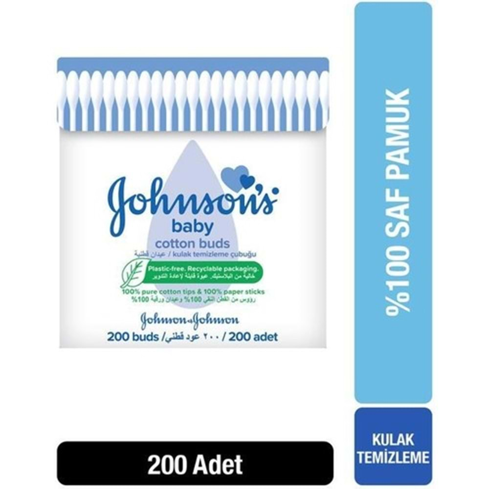 Johnsons Baby Kulak Temizleme Çubuğu 200 Adet