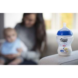 Tommee Tippee PP Closer to Nature Biberon 260ML Mavi