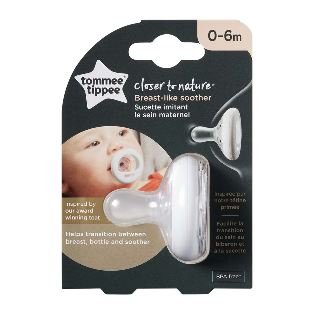 Tommee Tippee Breast-like Emzik (0-6 Ay) - Beyaz