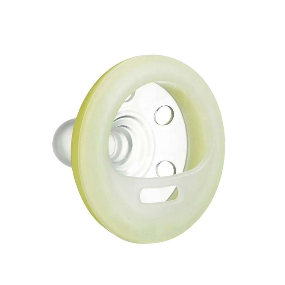 Tommee Tippee Breast-like Emzik Gece (6-18 Ay) - Beyaz (Karanlıkta Parlar)