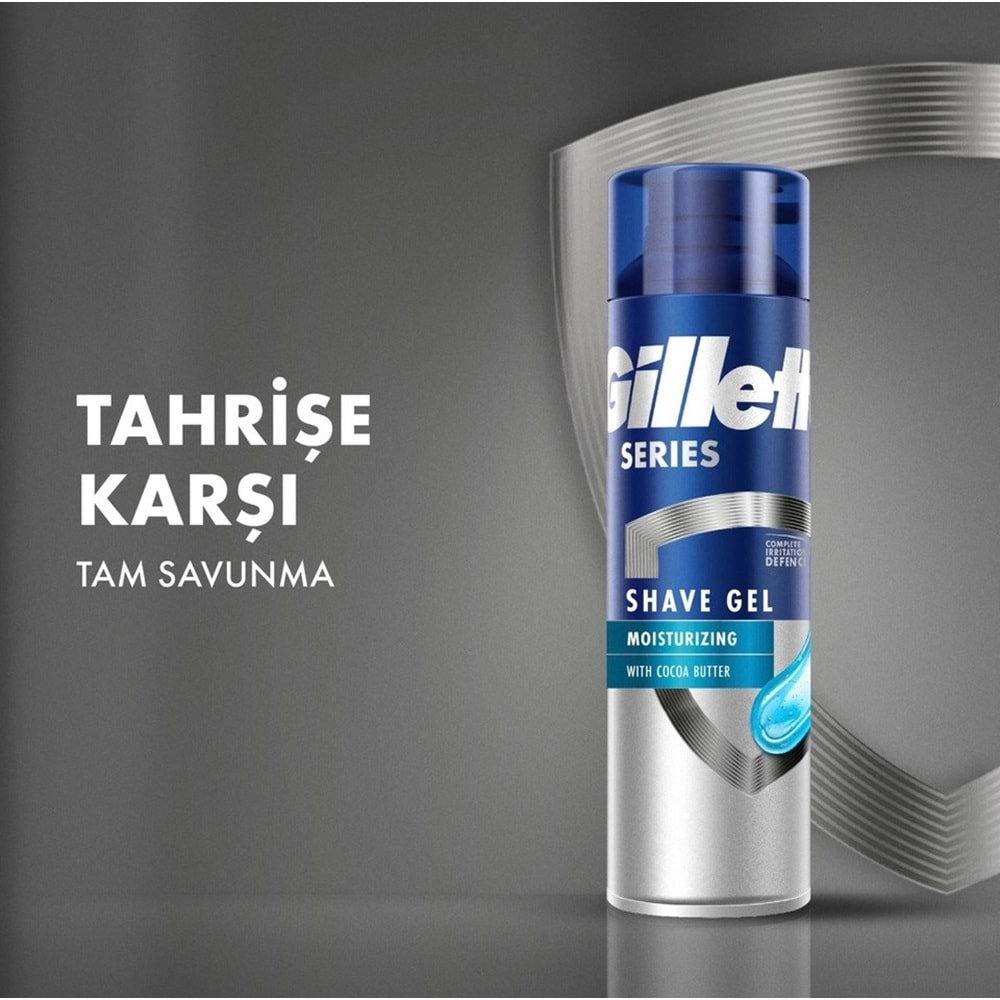 Gillette Traş Jeli Series 200ML Nemlendirici