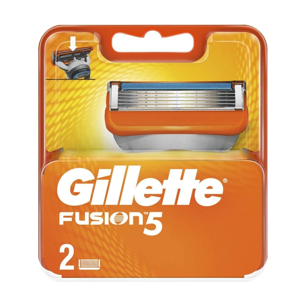 Gillette Fusion Yedek Tıraş Bıçağı (İç Adet 2 Li Pk)