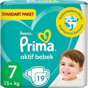 Prima Bebek Bezi Beden:7 (15+KG) XX Large 19 Adet Standart Pk