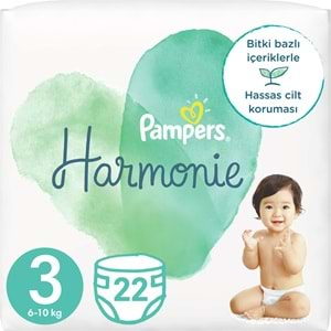 Prima Pampers Harmonie Bebek Bezi Beden:3 (6-10Kg) Midi 22 Adet Ekonomik Pk