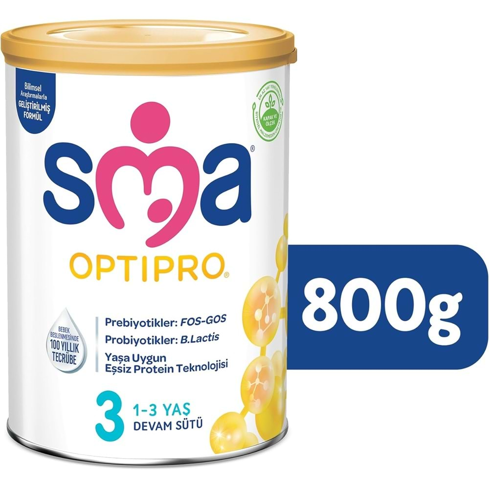 Sma Optipro 800GR No:3 Devam Sütü (1-3 Yaş)