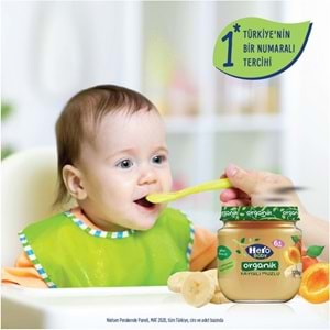 Hero Baby Kavanoz Maması 120GR Organik Kayısılı Muzlu