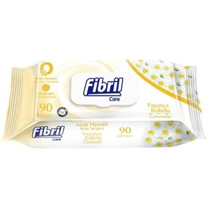 Fibril Islak Havlu Mendil 90 Yaprak Papatya Plastik Kapaklı Tekli Pk