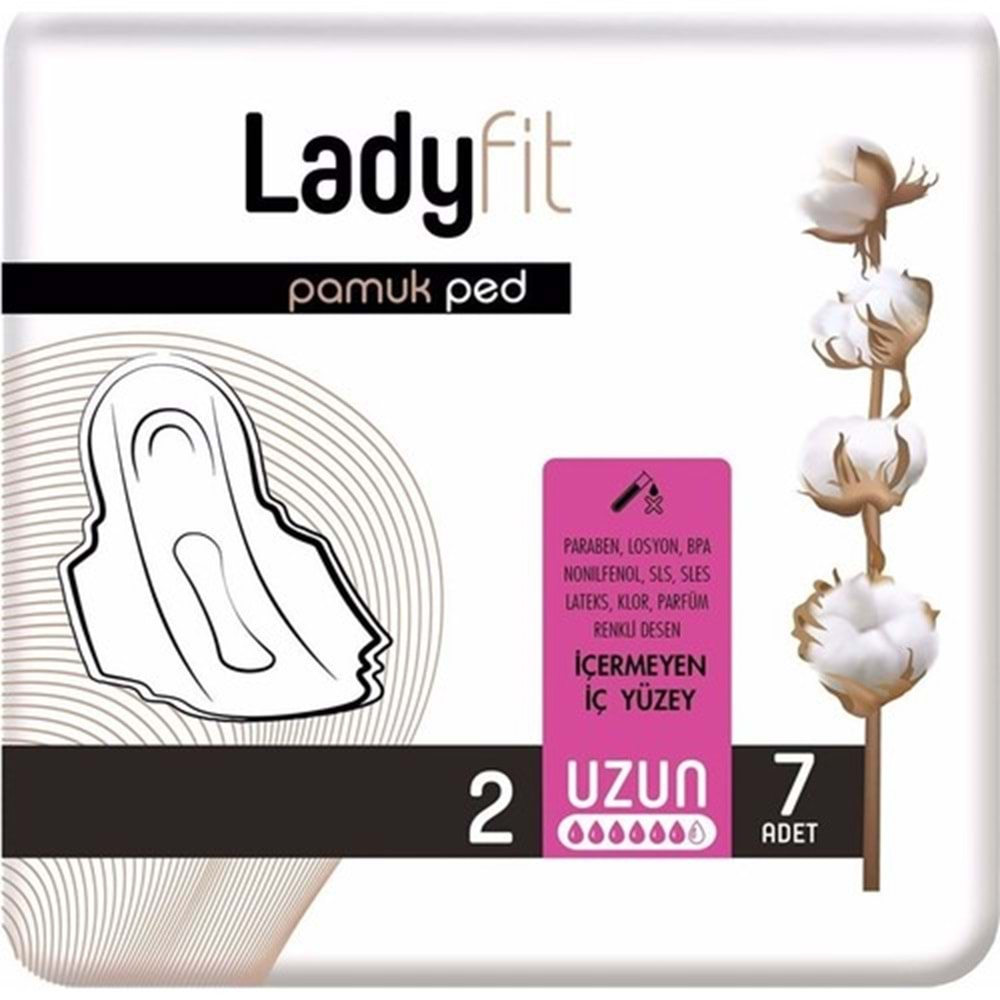 Ladyfit Pamuk Ped Uzun (İç Adet 7 Adet)