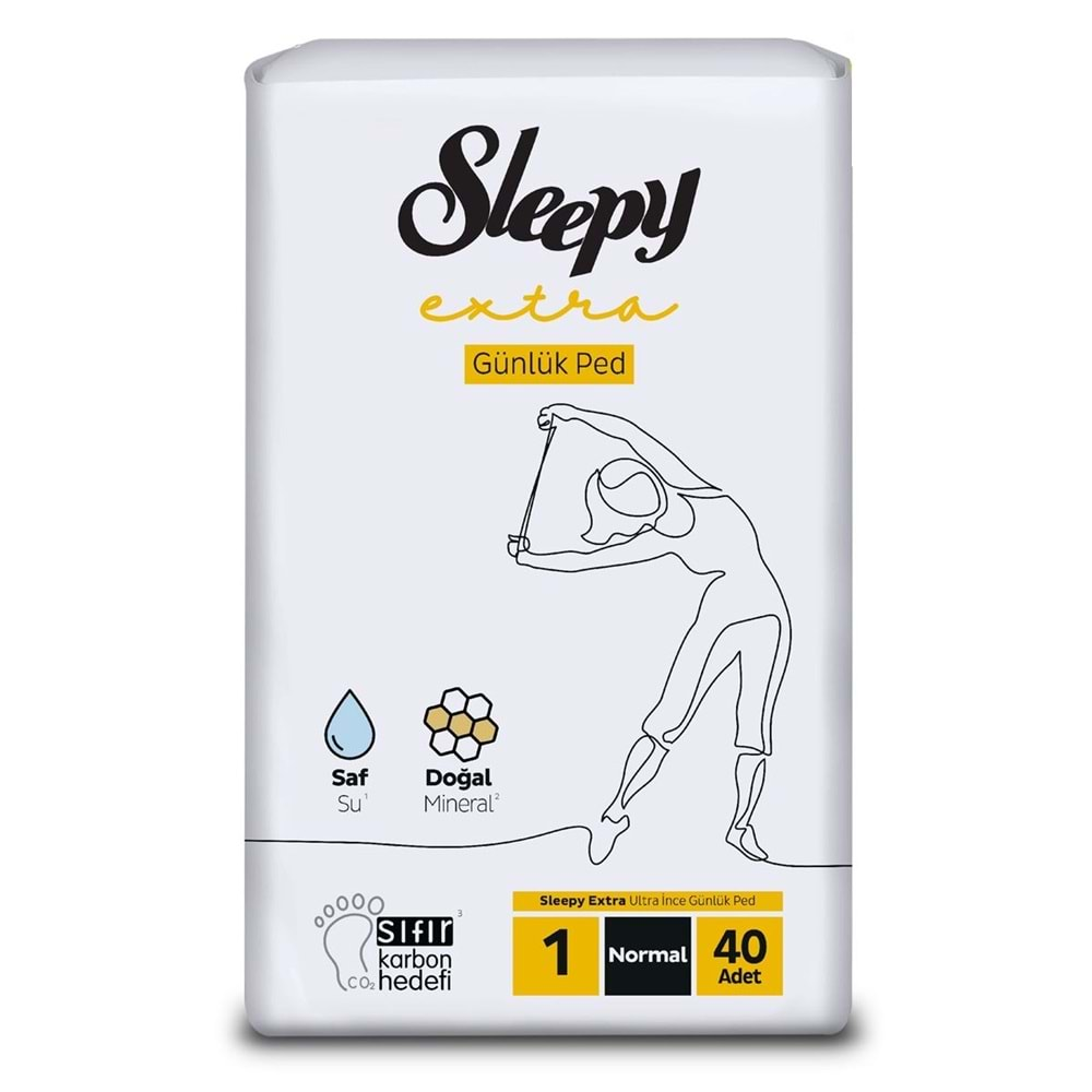 Sleepy Extra Günlük Ped Normal 40 Adet Mega Pk