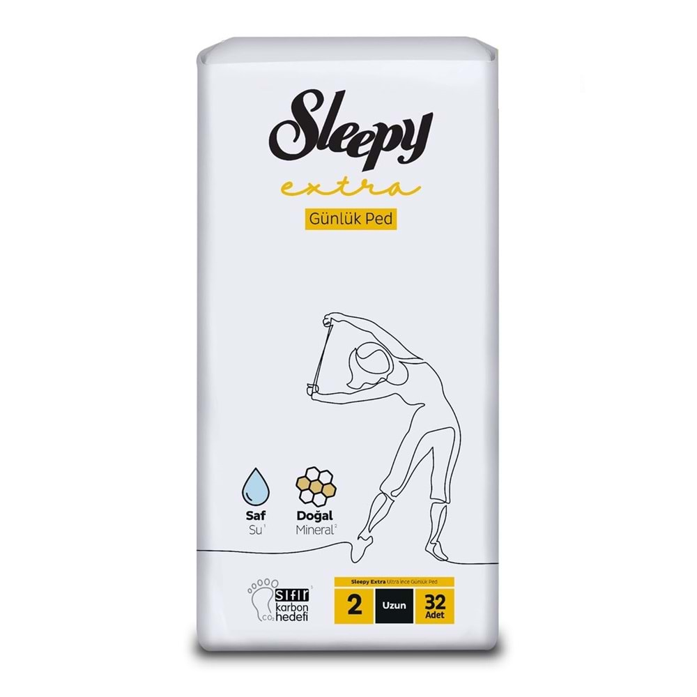 Sleepy Extra Günlük Ped Uzun 32 Adet Standart Pk