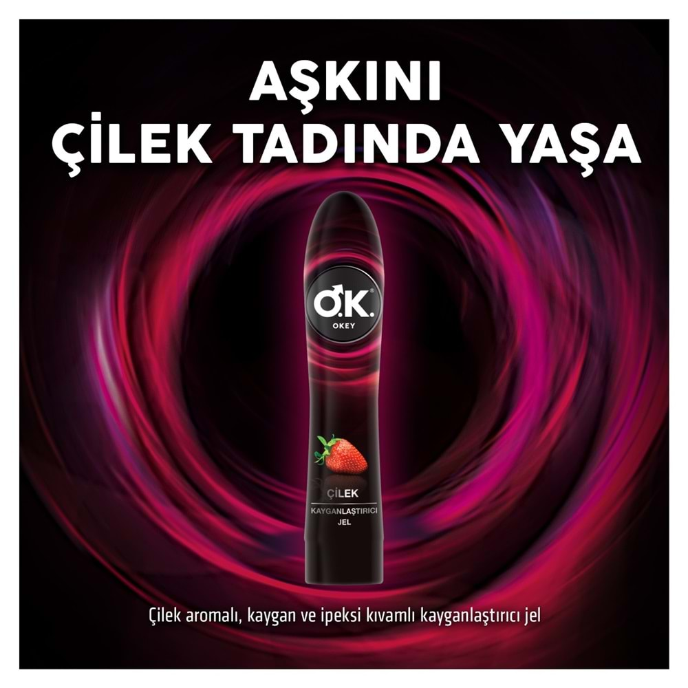 Okey Kayganlaştırıcı Jel 100ML Çilekli