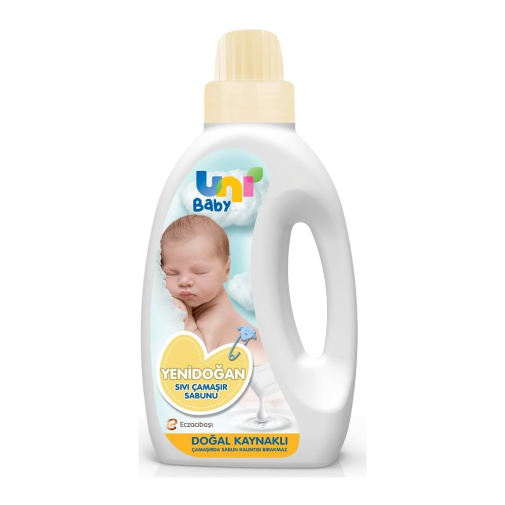 Uni Baby Yeni Doğan Çamaşır Deterjanı/Sabunu 1500ML (Sarı)