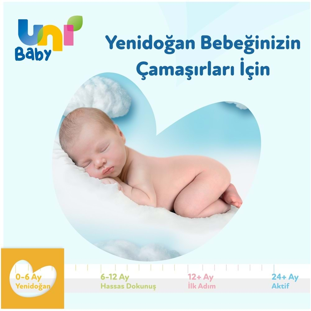 Uni Baby Yeni Doğan Çamaşır Deterjanı/Sabunu 1500ML (Sarı)