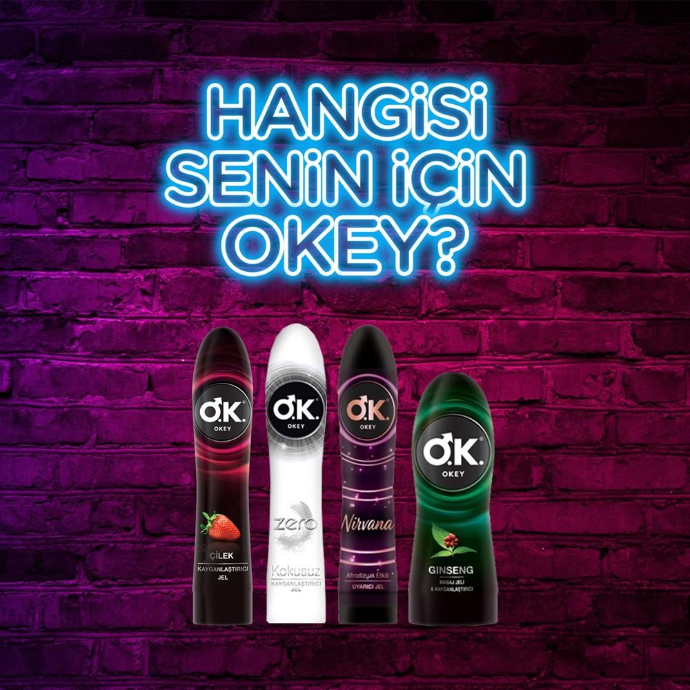 Okey Kayganlaştırıcı Jel 100ML Zero