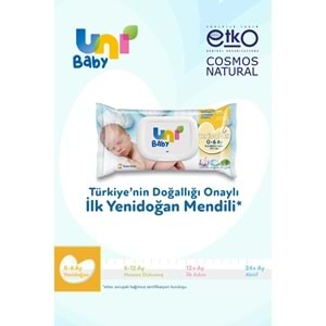 Uni Baby Islak Havlu Hassas Yeni Doğan 40 Yaprak (3 Lü Pk) 120 Yaprak (Narin Ciltler için)