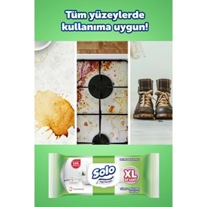 Solo Yüzey Temizlik Havlusu 80 Yaprak XL Deterjan Katkılı Plastik Kapaklı