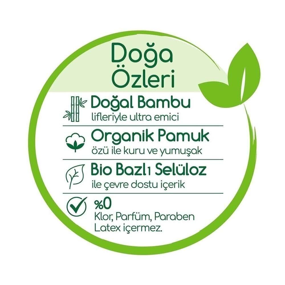 Bebem Bebek Bezi Natural Beden:4 (7-14Kg) Maxi 30 Adet Jumbo Pk