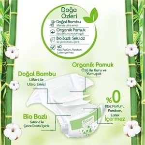 Bebem Bebek Bezi Natural Beden:6 (15+Kg) Ekstra Large 20 Adet Jumbo Pk