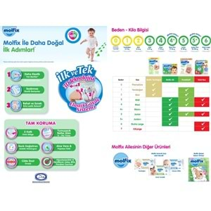 Molfix Pure&Soft Bebek Bezi Beden:5 (11-18Kg) Junior 66 Adet Ultra Avantaj Pk