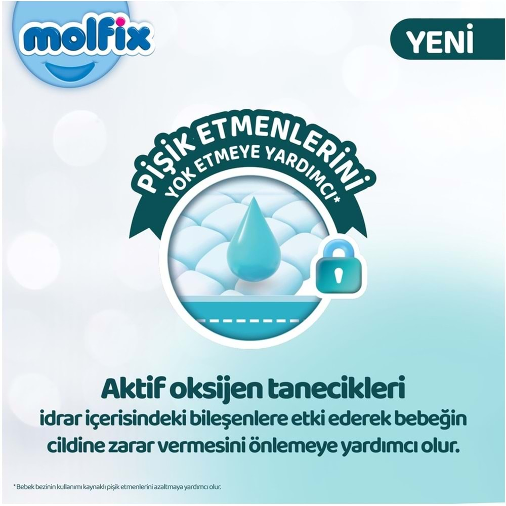 Molfix Premium Bebek Bezi Beden:4 (7-14KG) Maxi 86 Adet Ultra Fırsat Pk