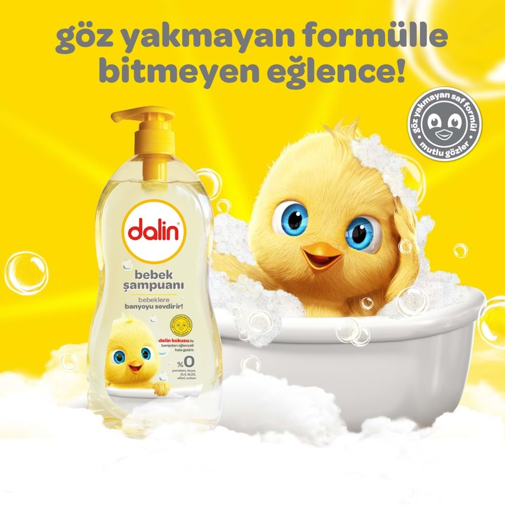 Dalin Bebek Şampuanı 500ML Klasik Pompalı