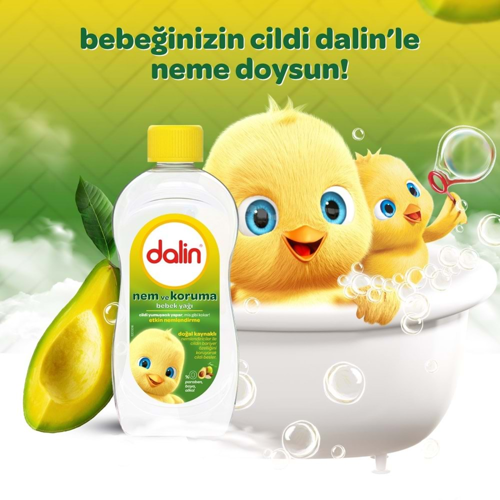 Dalin Bebek Yağı 300ML Nem ve Koruma (Avokado)