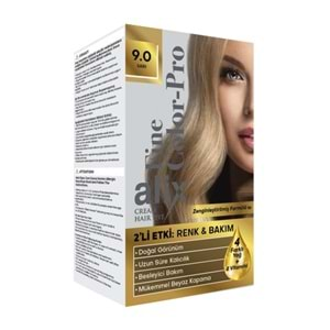 Alix 50ML Kit Saç Boyası 9.0 Sarı