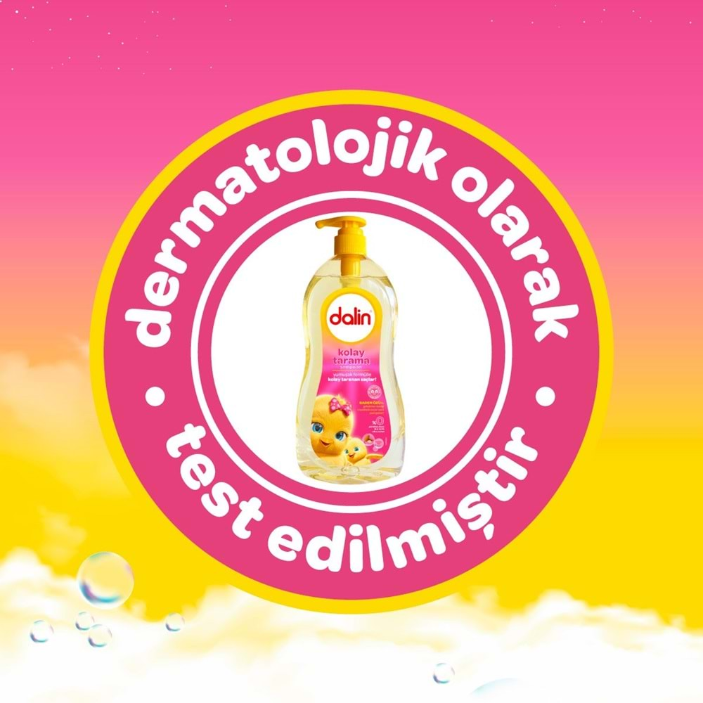 Dalin Bebek Şampuanı 700ML Kolay Tarama Badem Özlü (Pompalı)