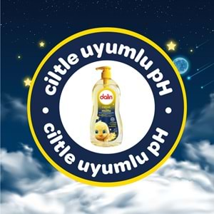 Dalin Bebek Saç ve Vücut Şampuanı 700ML Rahat ve Mutlu (Pompalı)