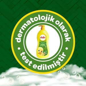 Dalin Bebek Saç & Vücut Şampuanı 700ML Nem ve Koruma Avakado Özlü (Pompalı)