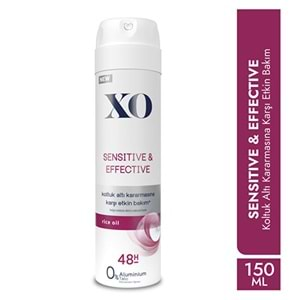 XO Deodorant 150ML Women-Kadın Sensitive & Effective