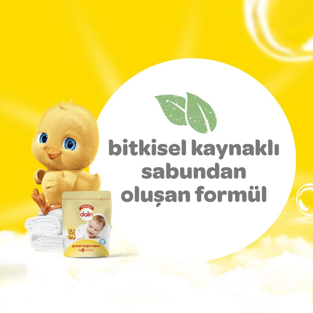 Dalin Granül Sabun Tozu 1000GR Klasik (Doğal Sabun) (20 Yıkama)