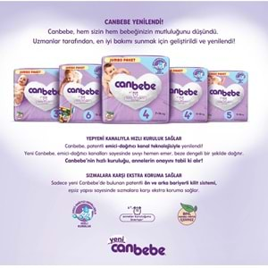 Canbebe Bebek Bezi Beden:6 (15+Kg) Extra Large 144 Adet Avantaj Fırsat Pk