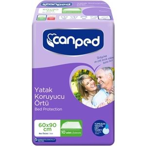 Canped Hasta Yatak Koruyucu Örtü 60*90CM 10 Adet Tekli Pk