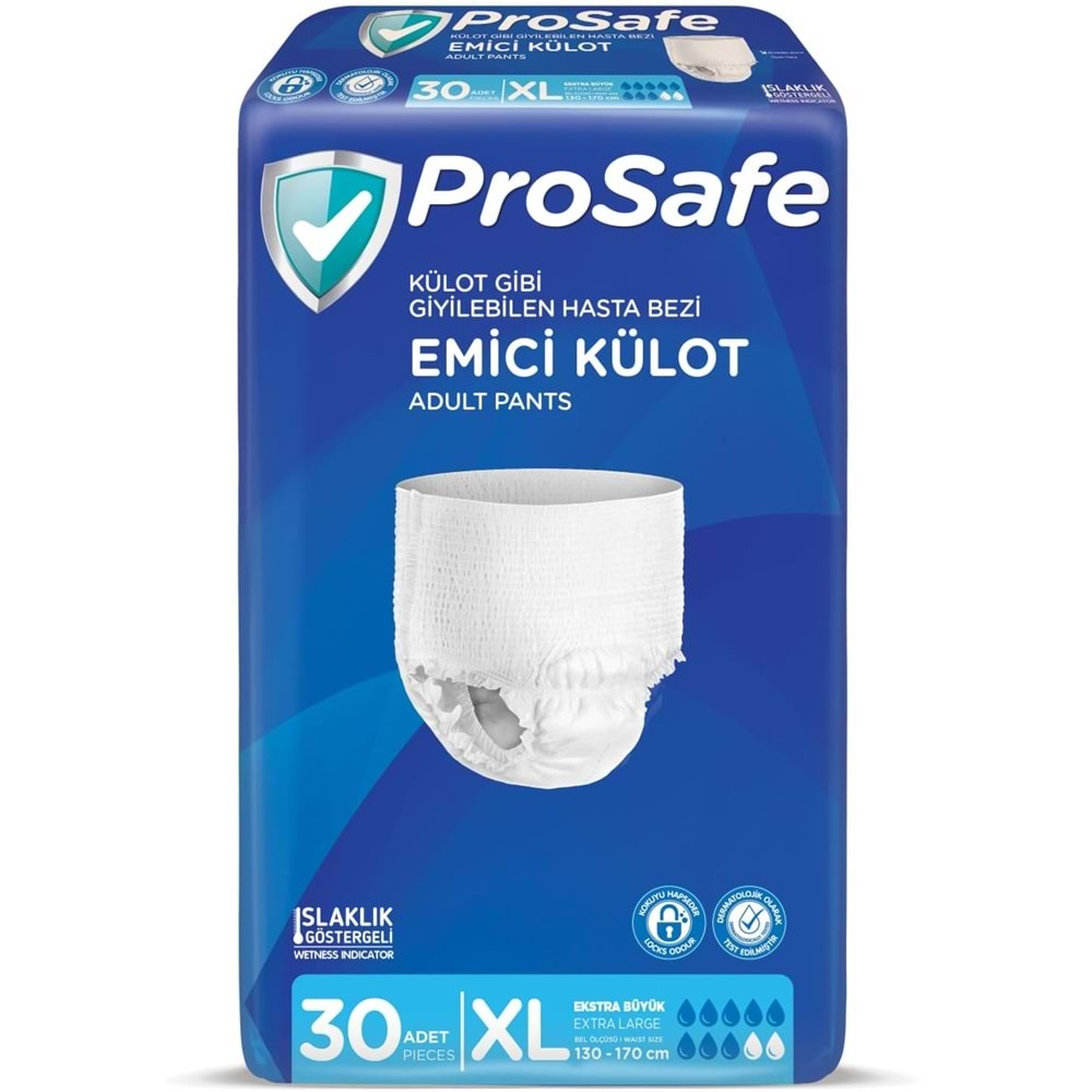 Prosafe Emici Külot Hasta Bezi XL-Extra Large 30 Adet Tekli Pk