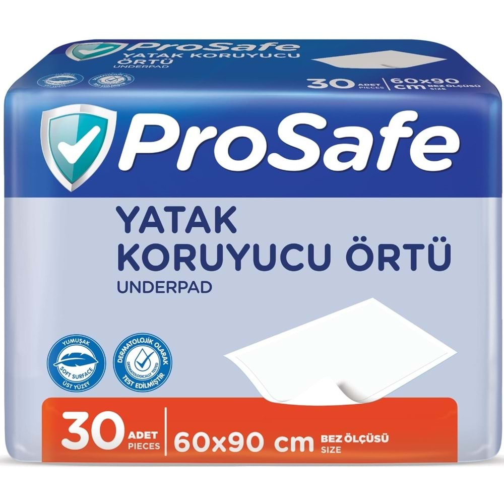 Prosafe Hasta Alt Açma Yatak Koruyucu Örtü 60*90CM (İç Adet 30 Adet)