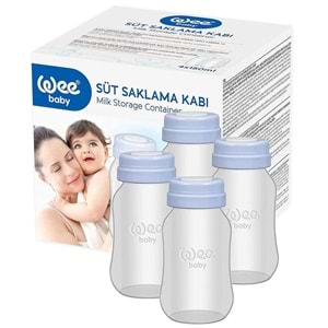 Wee Baby Süt Saklama Kabı (Kutu İç adet 4 Lü) (Kod:126)