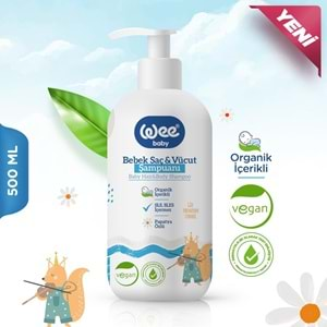 Wee Baby Bebek Saç ve Vücut Şampuanı 750ML