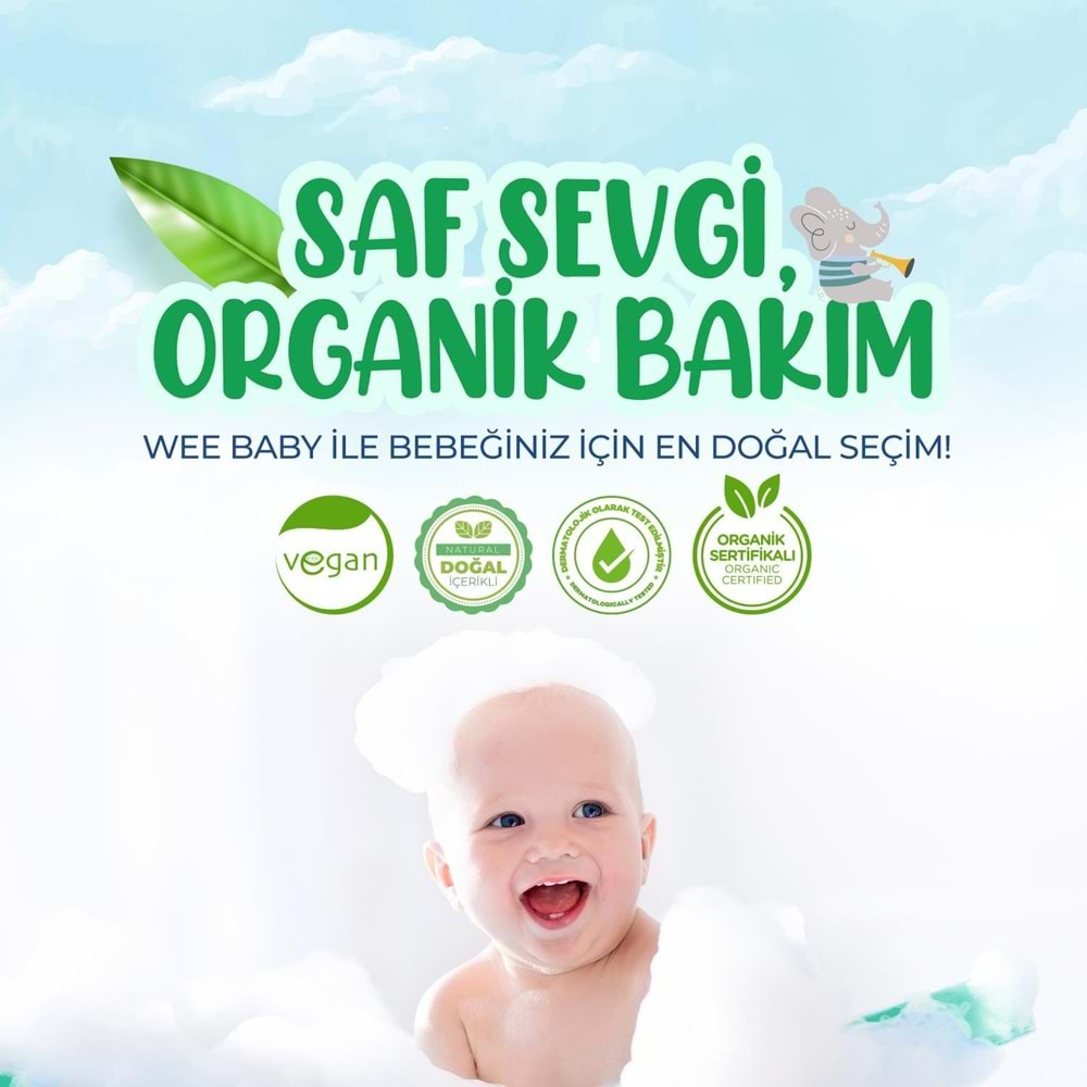 Wee Baby Bebek Saç ve Vücut Şampuanı 750ML