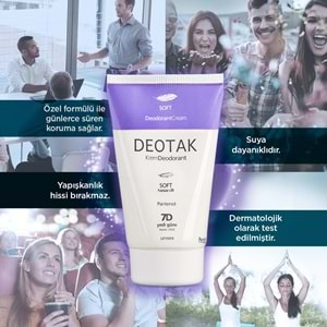 Deotak Krem Deodorant 35ML Soft (Hassas Cilt)