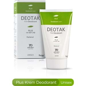 Deotak Krem Deodorant 35ML Plus (Çay Ağaçı Yağı)