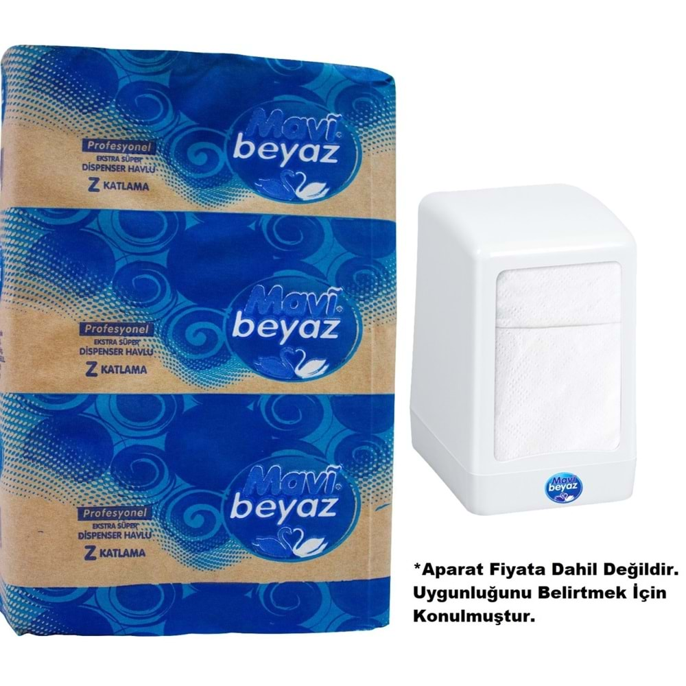 Mavi Beyaz Plus Dispenser Peçete 18 Li Pk (18PK*250) 4500 Yaprak) (ÜK-145301)